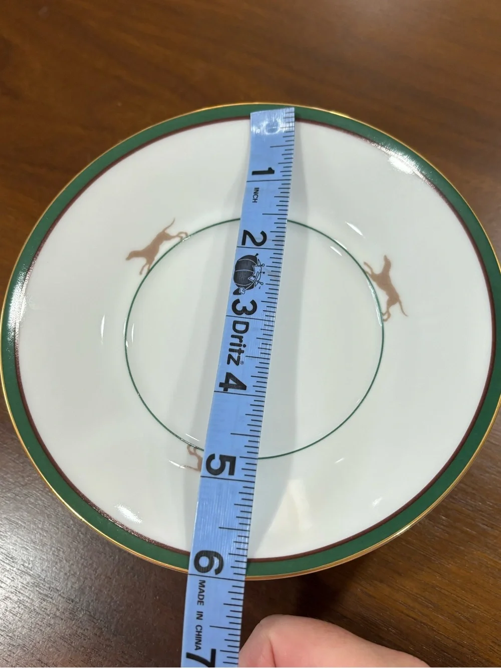 Vintage Noritake Royal Hunt set of 5 saucers
